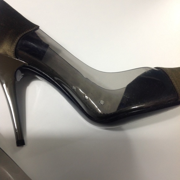 Stella McCartney Vegetarian Friendly Green Heels - Picture 4 of 9